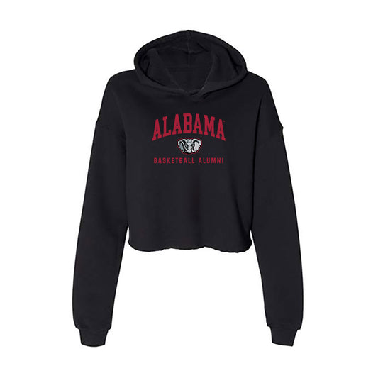 Alabama - Men's Basketball Alumni : Antoine Pettway - Women's Crop Fleece Hoodie-0