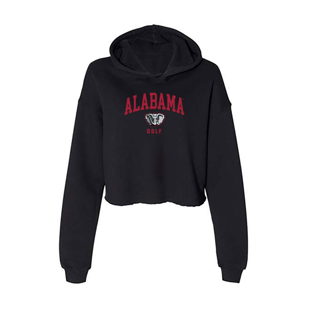 Alabama - NCAA Men's Golf : Canon Claycomb - Women's Crop Fleece Hoodie-0