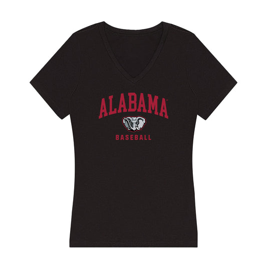 Alabama - NCAA Baseball : Ahmaad Duff - Women's V-Neck T-Shirt-0