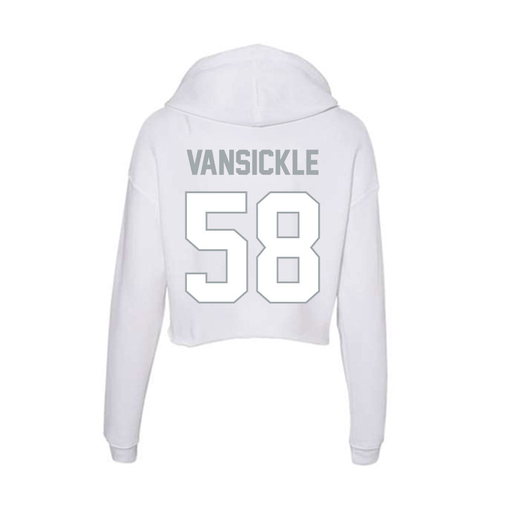 Ohio State - NCAA Football : Gabe VanSickle - Classic Shersey Women's Crop Fleece Hoodie-1