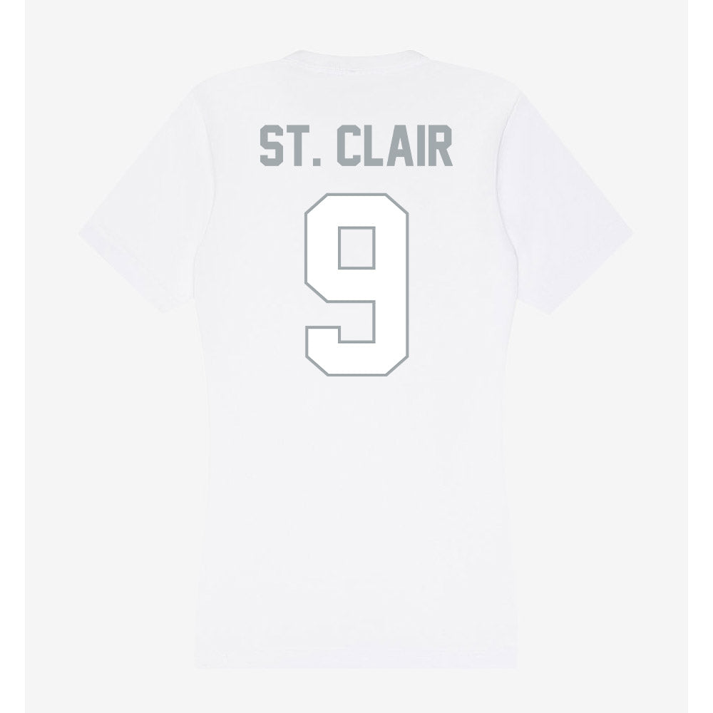 Ohio State - NCAA Football : Tavien St. Clair - Classic Shersey Women's V-Neck T-Shirt-1