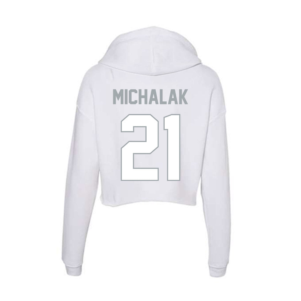 Ohio State - NCAA Baseball : Jake Michalak - Classic Shersey Women's Crop Fleece Hoodie-1