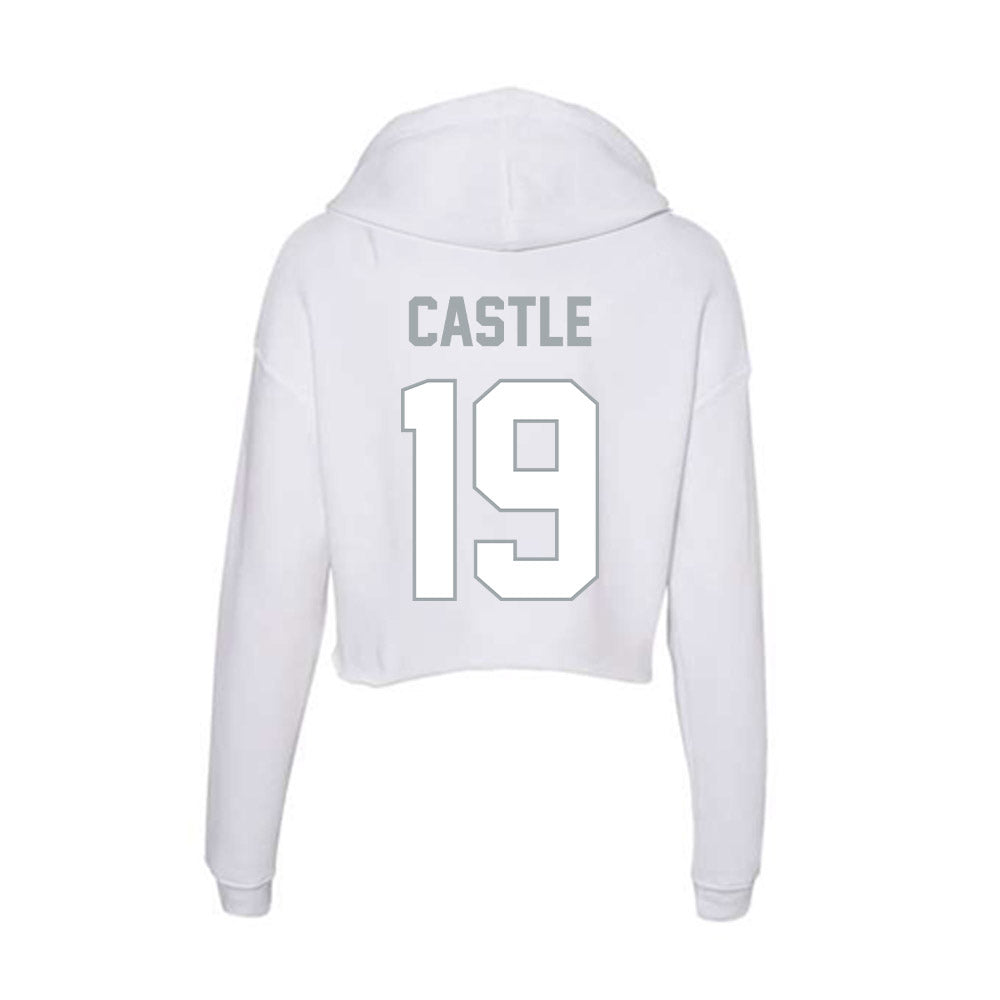 Ohio State - NCAA Women's Volleyball : Kaia Castle - Classic Shersey Women's Crop Fleece Hoodie-1