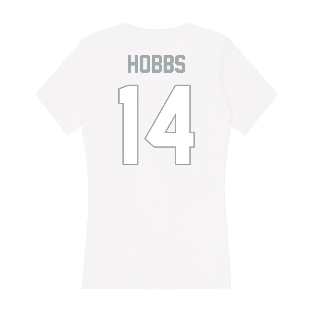 Ohio State - NCAA Women's Basketball : Ella Hobbs - Classic Shersey Women's V-Neck T-Shirt-1