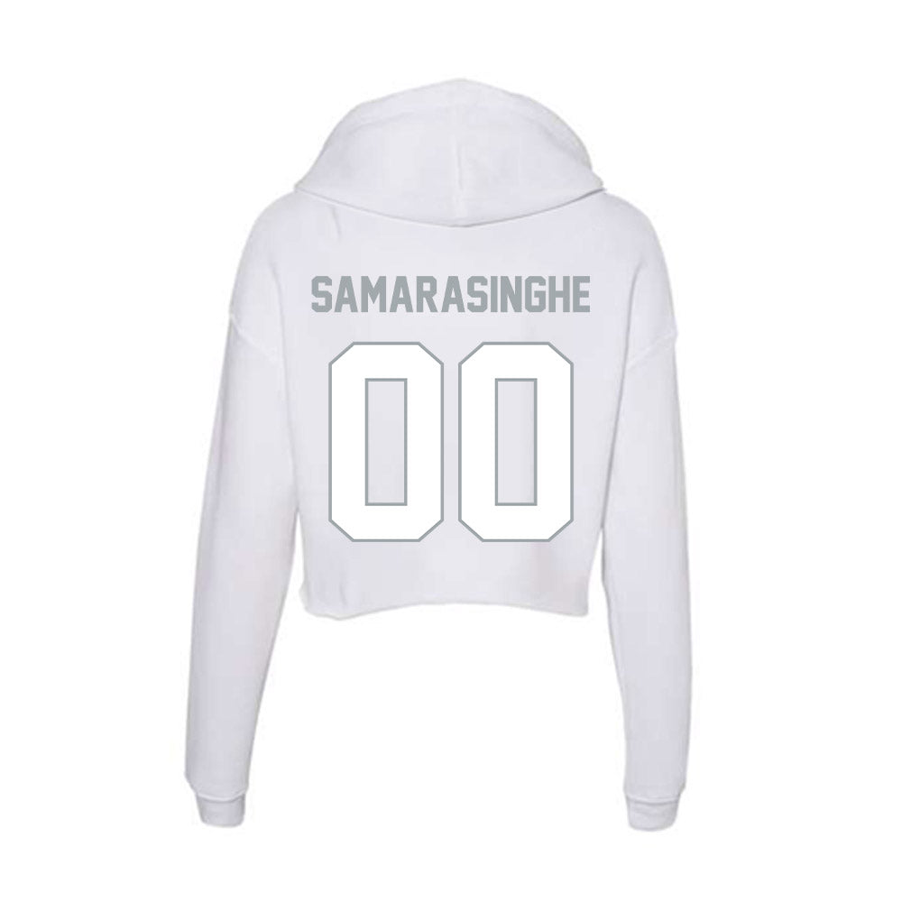 Ohio State - NCAA Women's Lacrosse : Camille Samarasinghe - Classic Shersey Women's Crop Fleece Hoodie-1