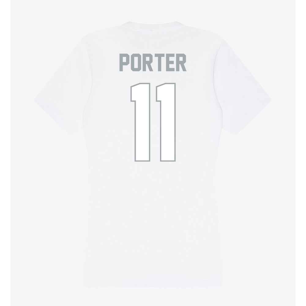 Ohio State - NCAA Football : Quincy Porter - Women's V-Neck T-Shirt-1