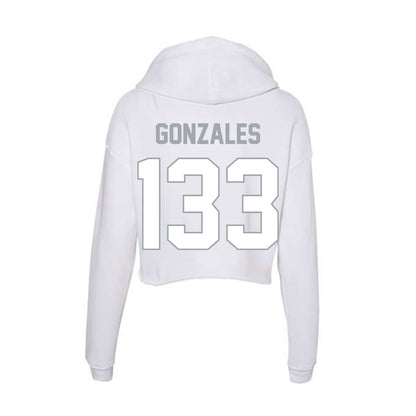 Ohio State - NCAA Wrestling : Andre Gonzales - Classic Shersey Women's Crop Fleece Hoodie-1