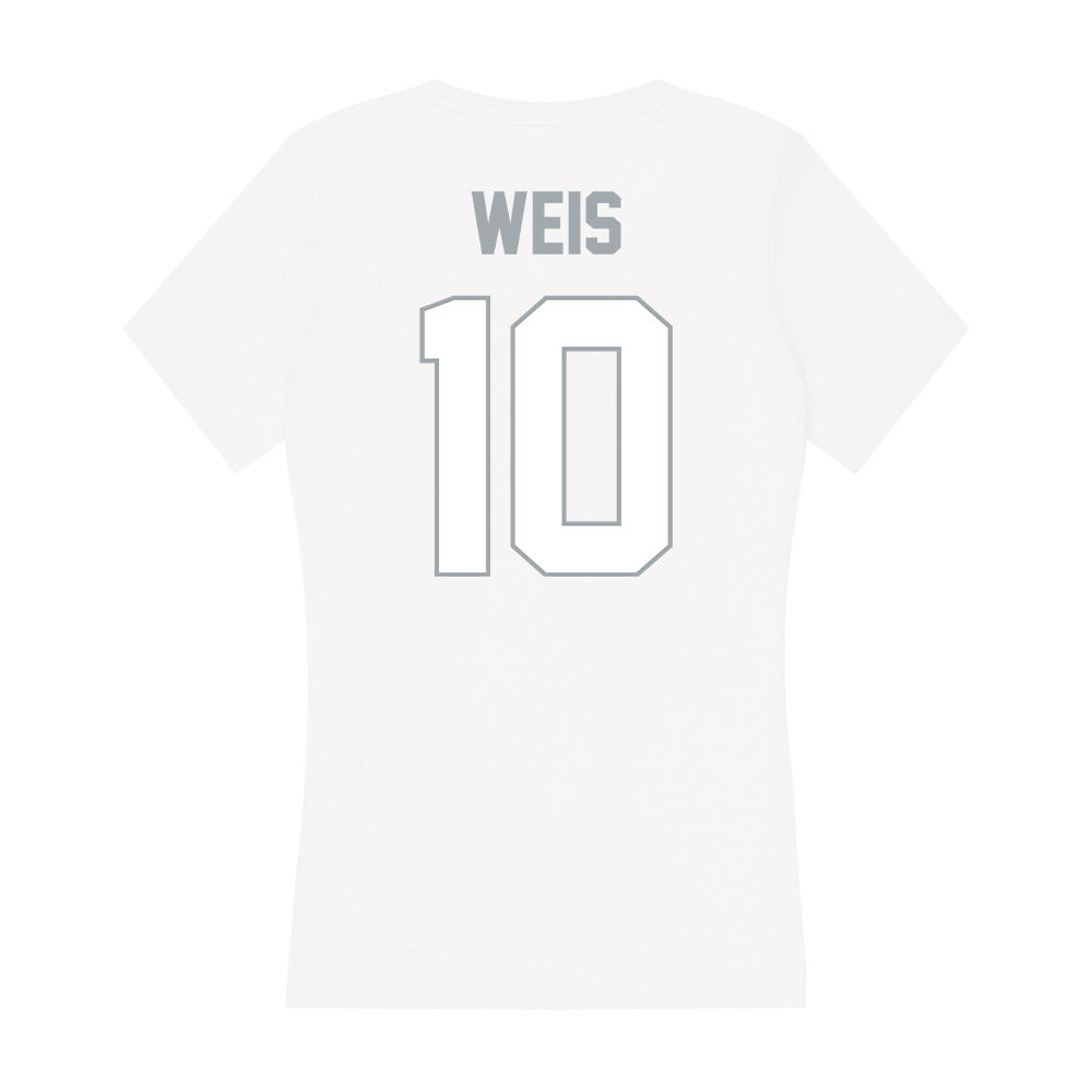 Ohio State - NCAA Men's Ice Hockey : Thomas Weis - Classic Shersey Women's V-Neck T-Shirt-1