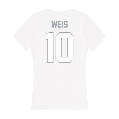 Ohio State - NCAA Men's Ice Hockey : Thomas Weis - Classic Shersey Women's V-Neck T-Shirt-1