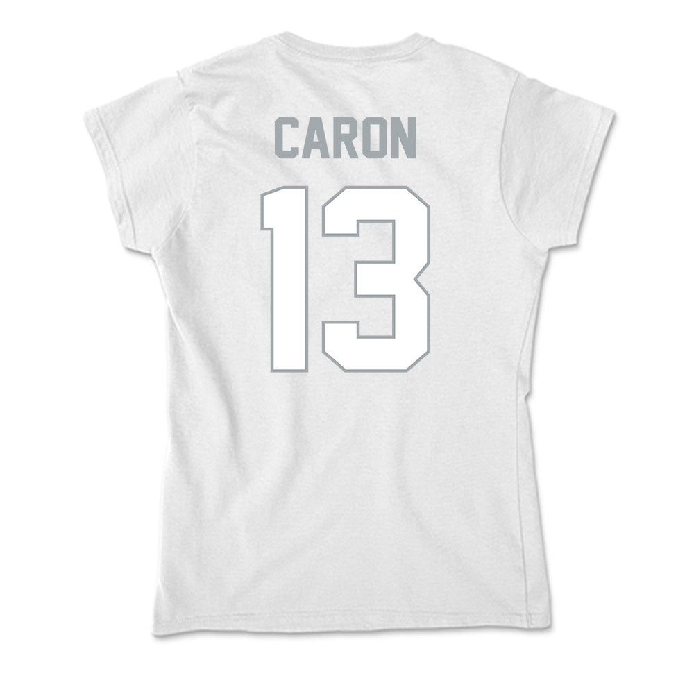 Ohio State - NCAA Men's Ice Hockey : Felix Caron - Soft Style Women’s T-Shirt-1