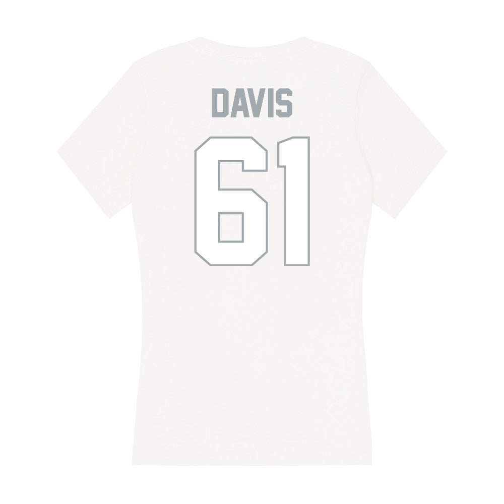 Ohio State - NCAA Football : Caden Davis - Classic Shersey Women's V-Neck T-Shirt-1