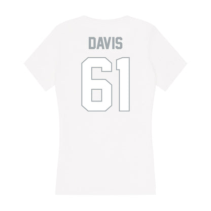 Ohio State - NCAA Football : Caden Davis - Classic Shersey Women's V-Neck T-Shirt-1