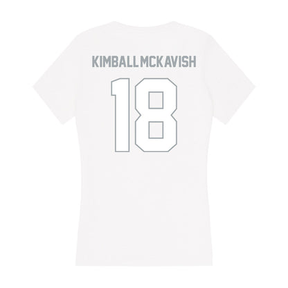 Ohio State - NCAA Women's Lacrosse : Amani Kimball-McKavish - Classic Shersey Women's V-Neck T-Shirt-1