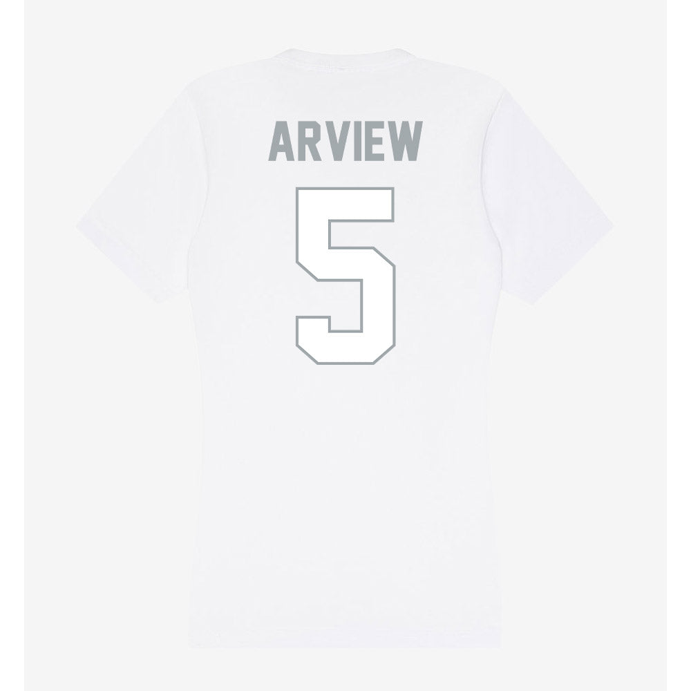 Ohio State - NCAA Baseball : Bryer Arview - Women's V-Neck T-Shirt-1