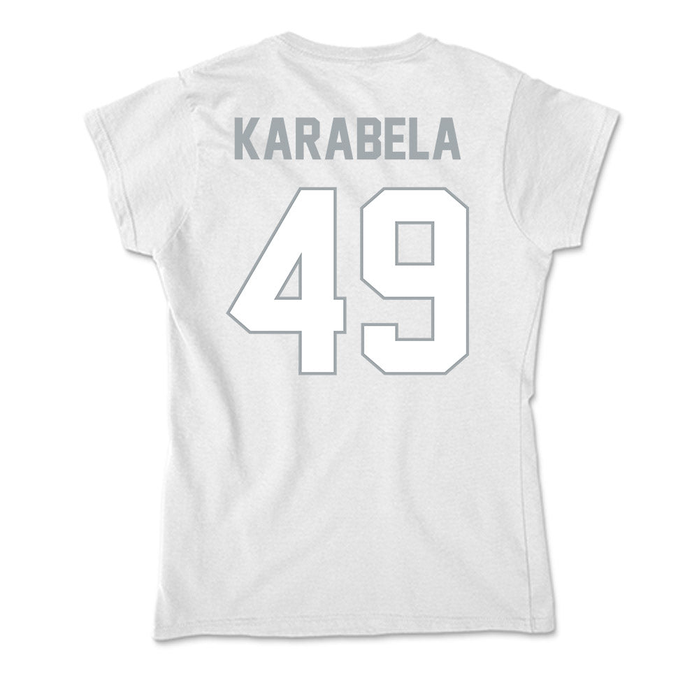 Ohio State - NCAA Men's Ice Hockey : Jake Karabela - Soft Style Women’s T-Shirt-1