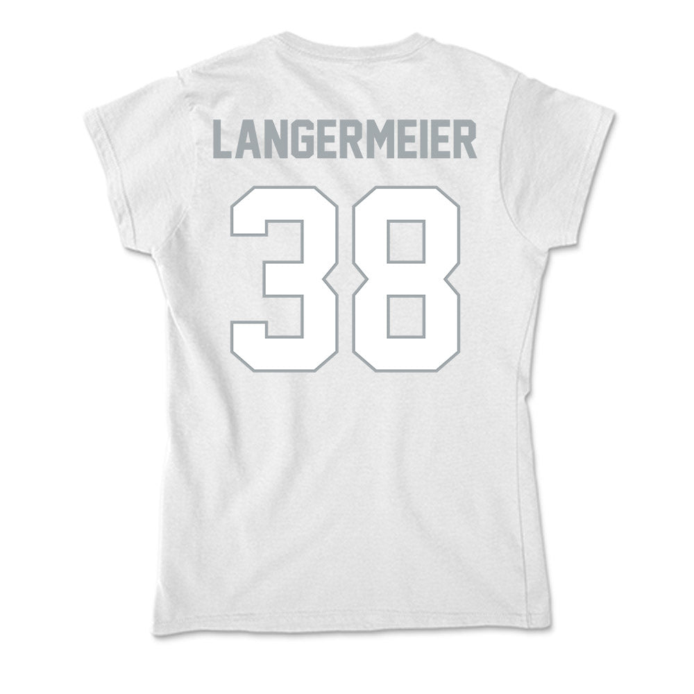 Ohio State - NCAA Men's Lacrosse : Greg Langermeier - Soft Style Women’s T-Shirt-1