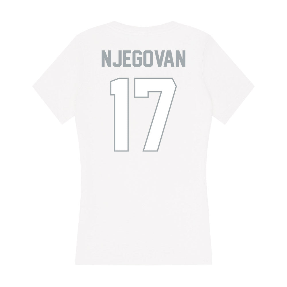 Ohio State - NCAA Men's Basketball : Ivan Njegovan - Classic Shersey Women's V-Neck T-Shirt-1