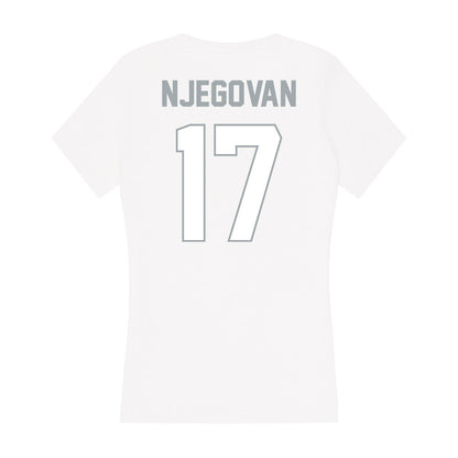 Ohio State - NCAA Men's Basketball : Ivan Njegovan - Classic Shersey Women's V-Neck T-Shirt-1