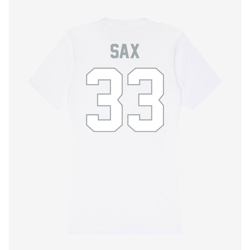 Ohio State - NCAA Women's Lacrosse : Leah Sax - Women's V-Neck T-Shirt-1