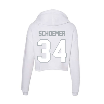 Ohio State - NCAA Women's Lacrosse : Audrey Schoemer - Women's Crop Fleece Hoodie-1