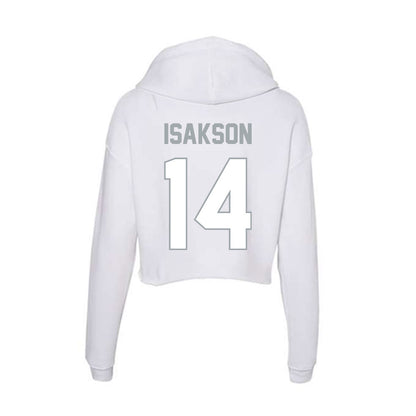 Ohio State - NCAA Women's Lacrosse : SK Isakson - Classic Shersey Women's Crop Fleece Hoodie-1