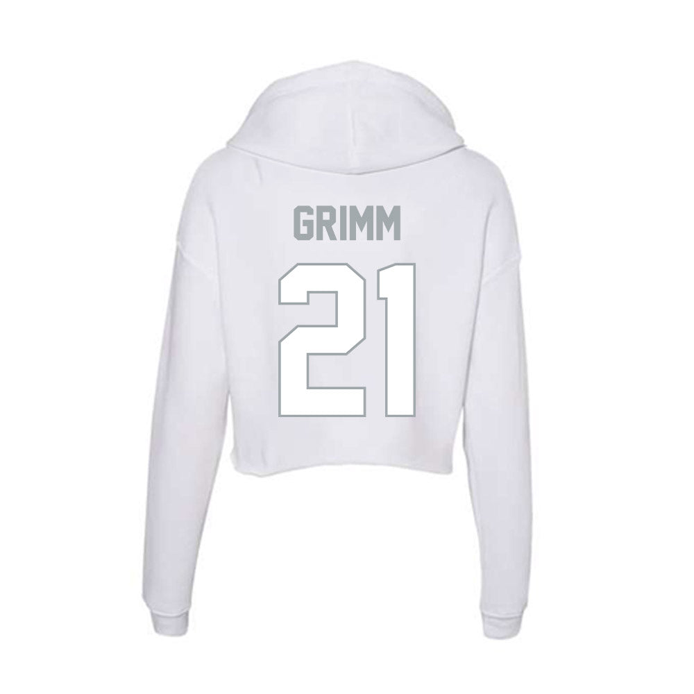 Ohio State - NCAA Men's Volleyball : Aaron Grimm - Women's Crop Fleece Hoodie-1