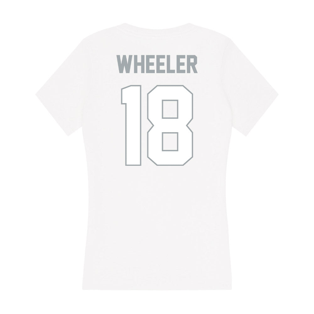 Ohio State - NCAA Women's Ice Hockey : Maddi Wheeler - Classic Shersey Women's V-Neck T-Shirt-1