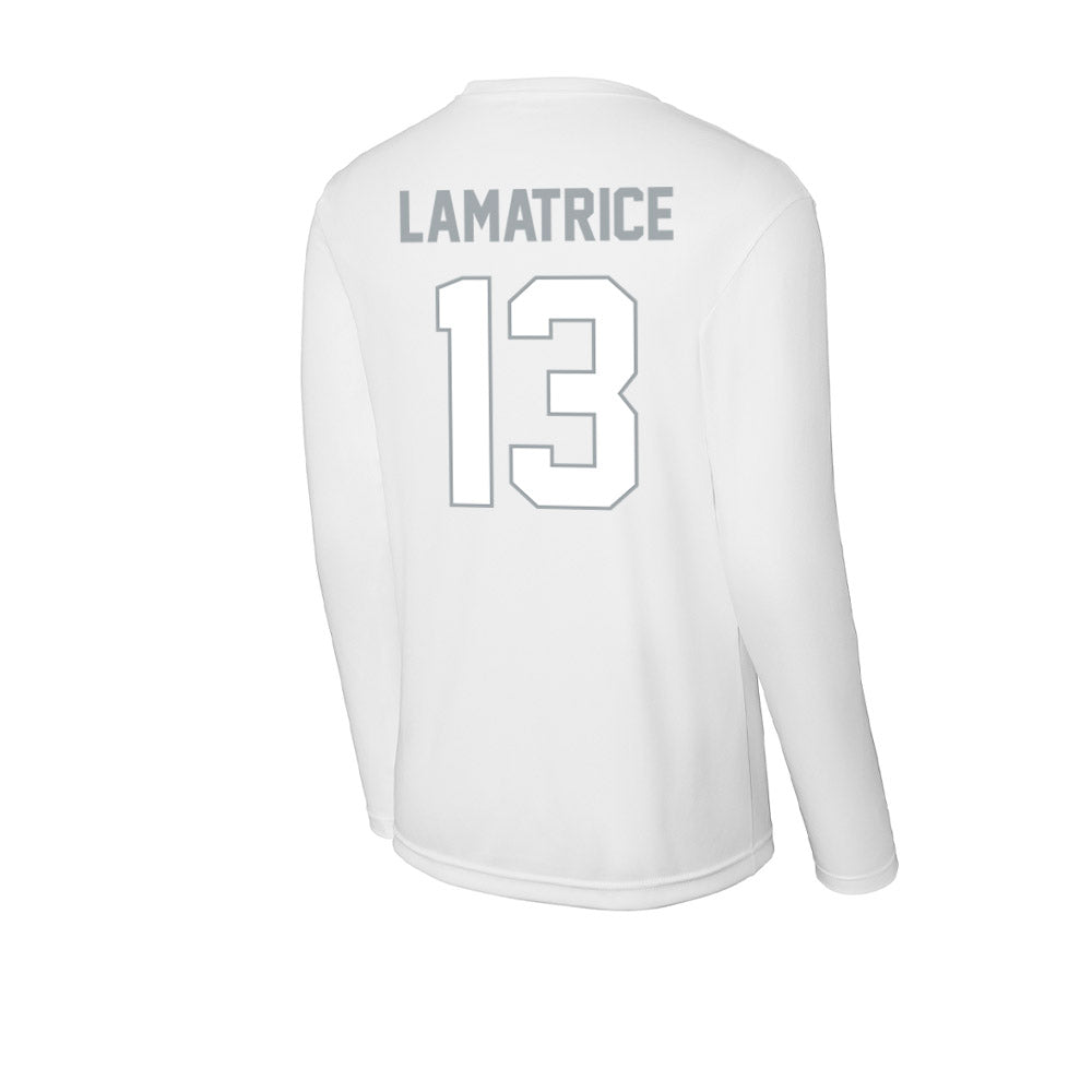 Ohio State - NCAA Men's Lacrosse : Angelo Lamatrice - Classic Shersey Activewear Long Sleeve T-Shirt-1