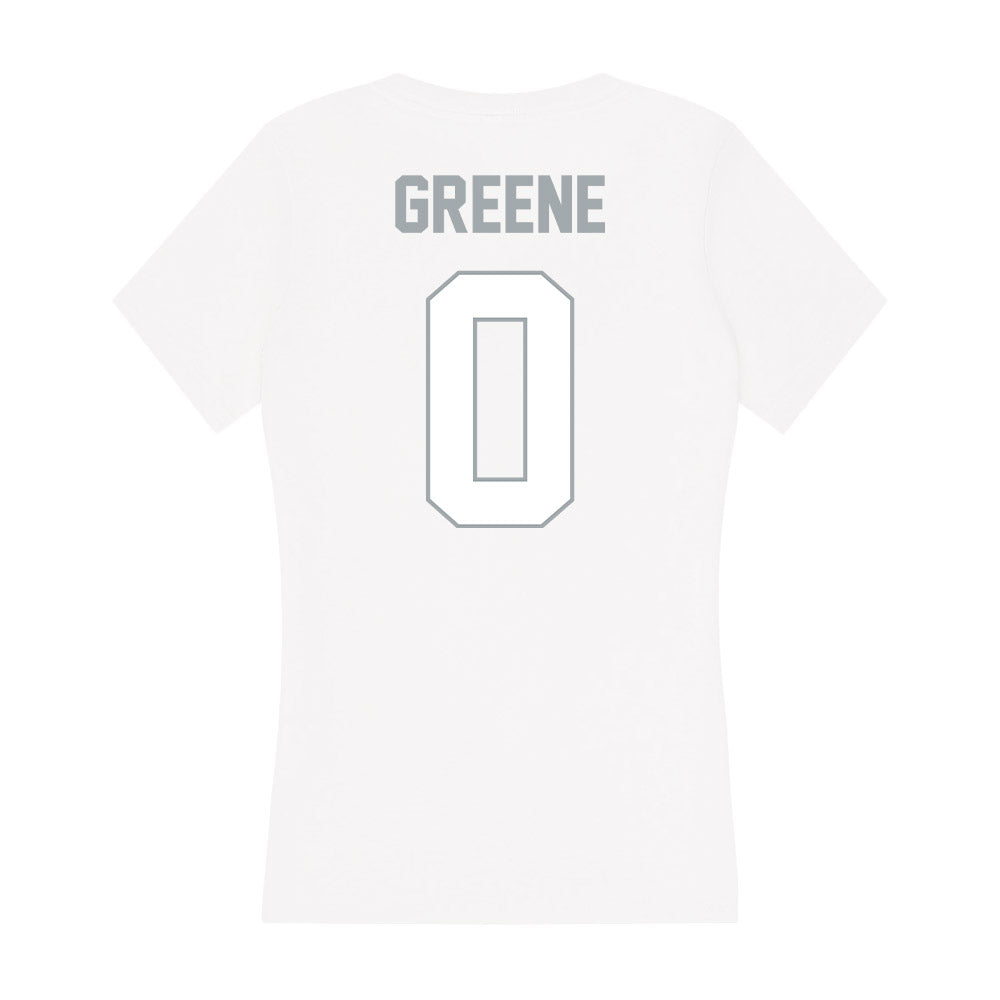 Ohio State - NCAA Women's Basketball : Madison Greene - Classic Shersey Women's V-Neck T-Shirt-1