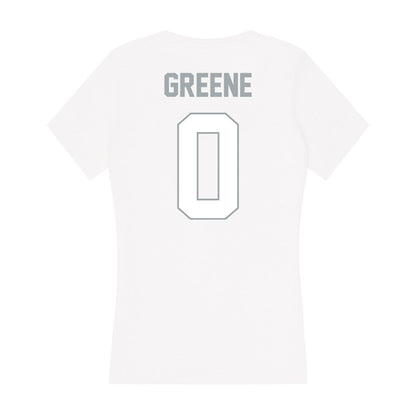 Ohio State - NCAA Women's Basketball : Madison Greene - Classic Shersey Women's V-Neck T-Shirt-1