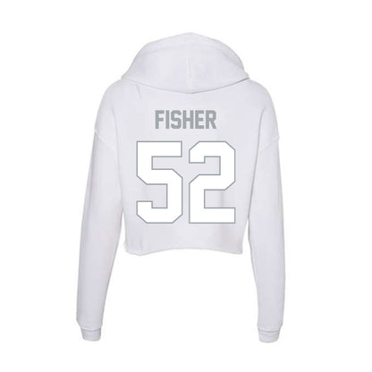 Ohio State - NCAA Baseball : Jude Fisher - Women's Crop Fleece Hoodie-1