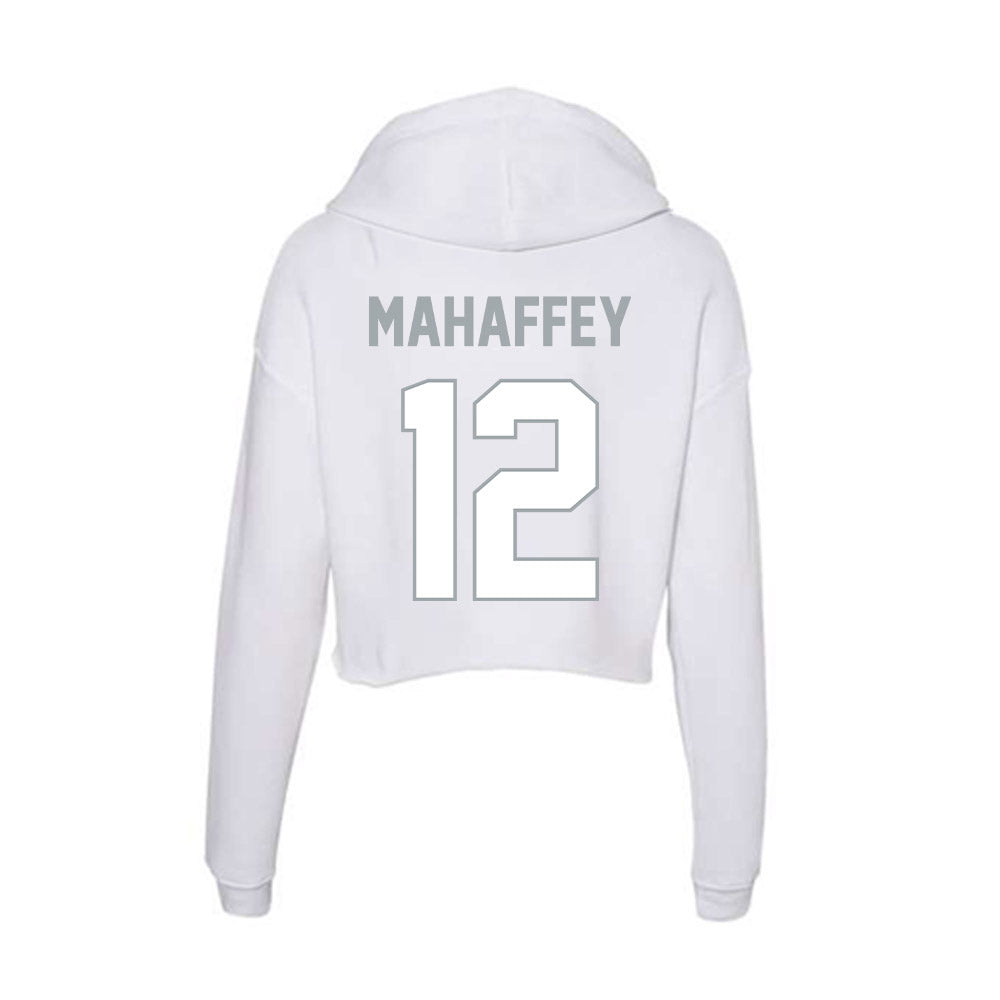 Ohio State - NCAA Men's Basketball : Evan Mahaffey - Classic Shersey Women's Crop Fleece Hoodie-1