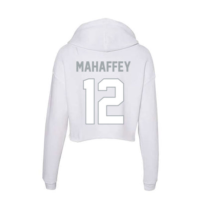 Ohio State - NCAA Men's Basketball : Evan Mahaffey - Classic Shersey Women's Crop Fleece Hoodie-1