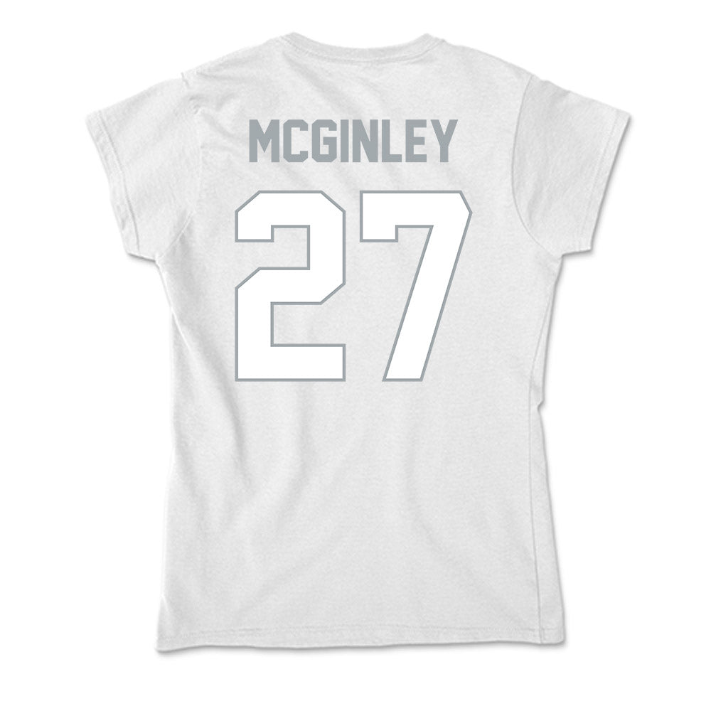 Ohio State - NCAA Men's Ice Hockey : Sam McGinley - Soft Style Women’s T-Shirt-1