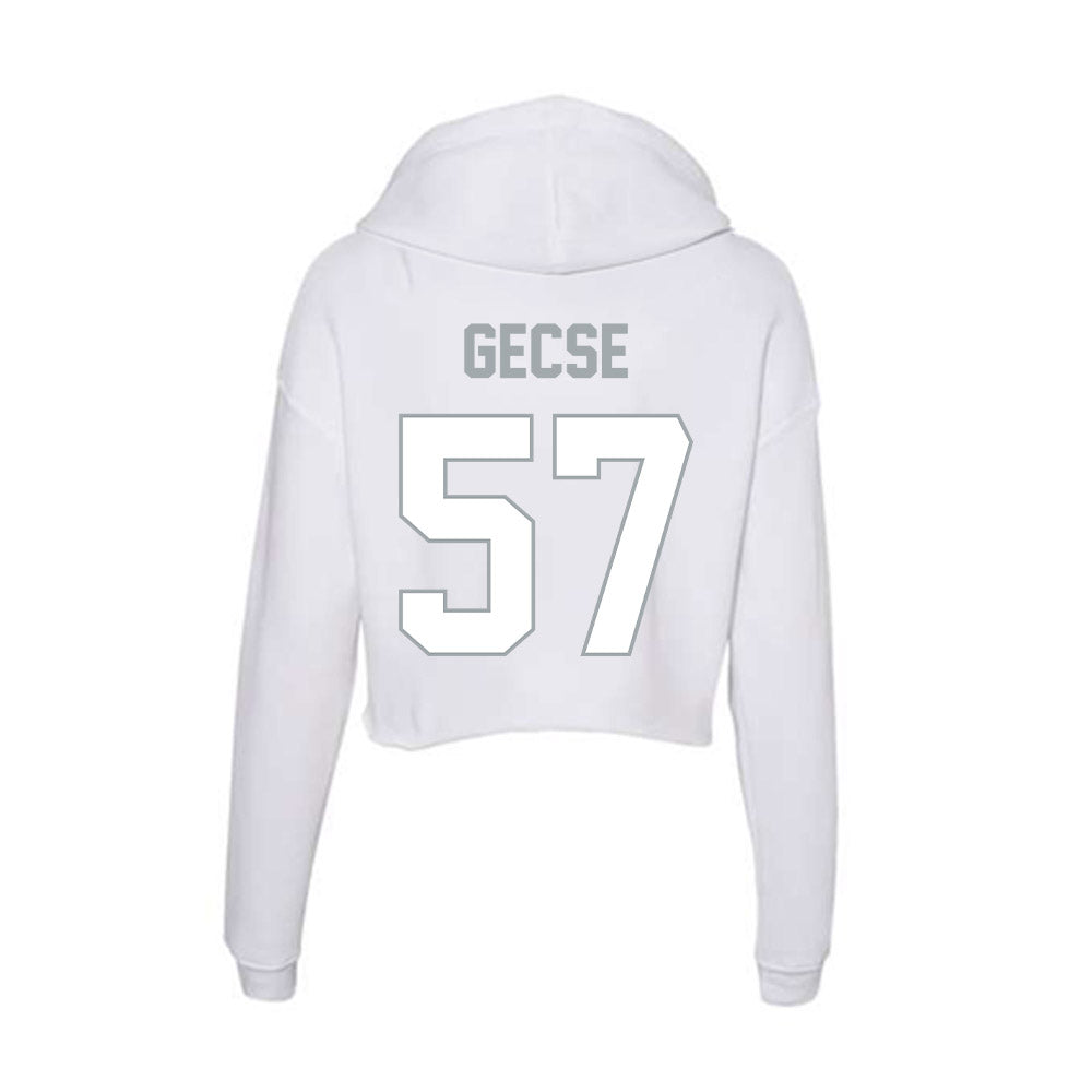 Ohio State - NCAA Football : Ian Gecse - Women's Crop Fleece Hoodie-1