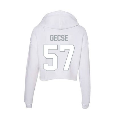 Ohio State - NCAA Football : Ian Gecse - Women's Crop Fleece Hoodie-1