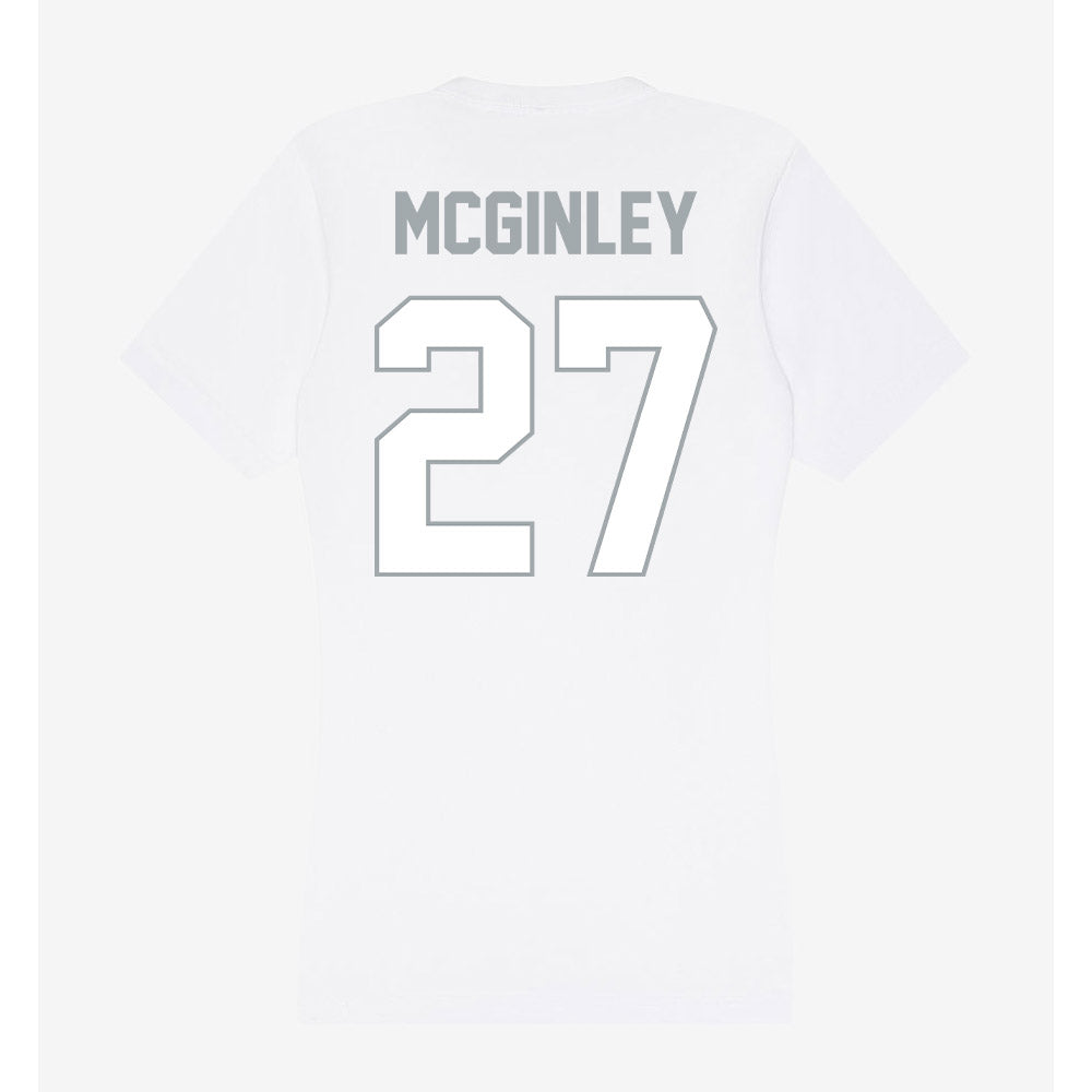 Ohio State - NCAA Men's Ice Hockey : Sam McGinley - Women's V-Neck T-Shirt-1