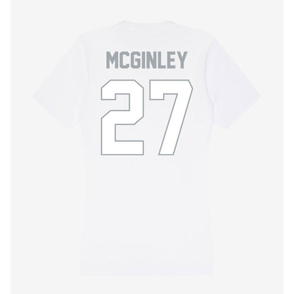 Ohio State - NCAA Men's Ice Hockey : Sam McGinley - Women's V-Neck T-Shirt-1