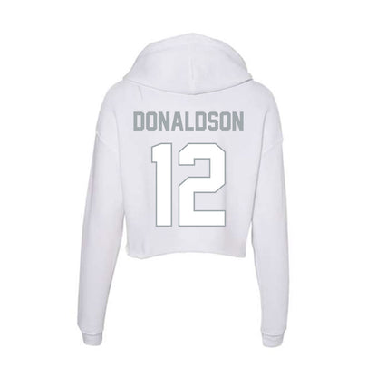 Ohio State - NCAA Football : CJ Donaldson - Classic Shersey Women's Crop Fleece Hoodie-1