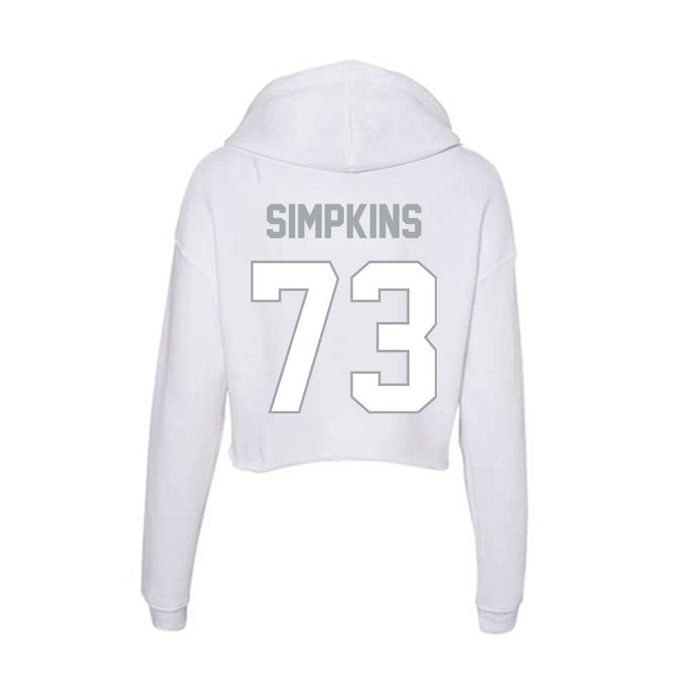 Ohio State - NCAA Men's Gymnastics : Conlan Simpkins - Classic Shersey Women's Crop Fleece Hoodie-1