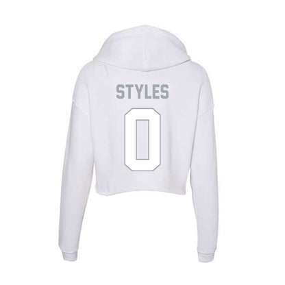 Ohio State - NCAA Football : Sonny Styles - Women's Crop Fleece Hoodie-1