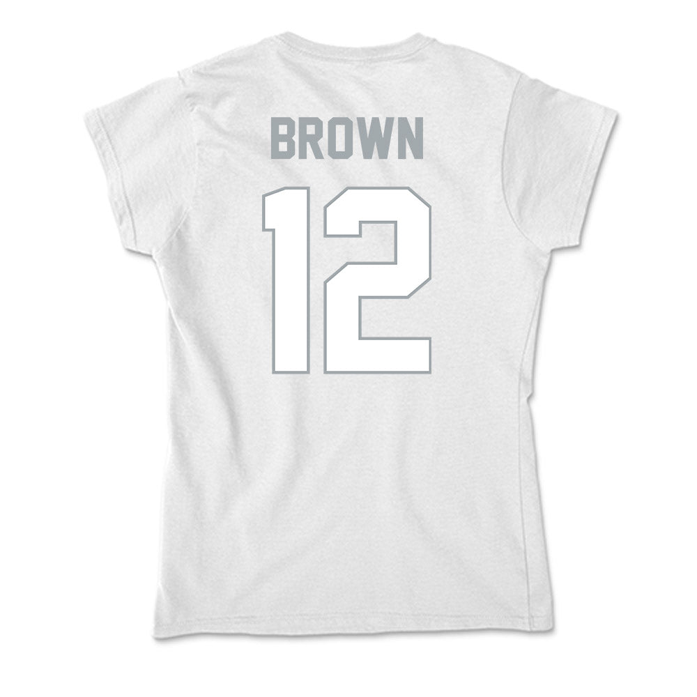 Ohio State - NCAA Men's Ice Hockey : Caden Brown - Classic Shersey Soft Style Women’s T-Shirt-1