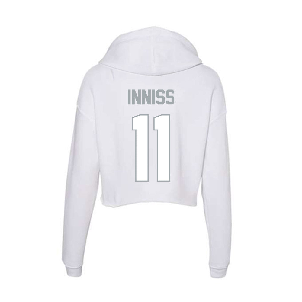 Ohio State - NCAA Football : Brandon Inniss - Classic Shersey Women's Crop Fleece Hoodie-1