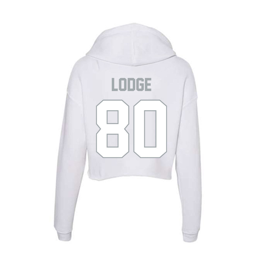 Ohio State - NCAA Football : Shawn Lodge - Classic Shersey Women's Crop Fleece Hoodie-1