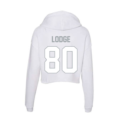 Ohio State - NCAA Football : Shawn Lodge - Classic Shersey Women's Crop Fleece Hoodie-1