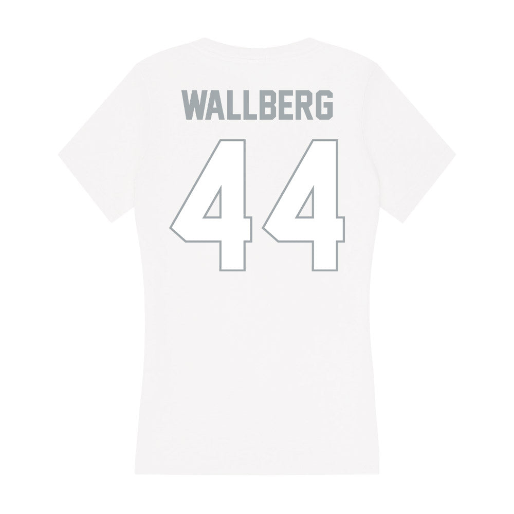 Ohio State - NCAA Men's Ice Hockey : Theo Wallberg - Classic Shersey Women's V-Neck T-Shirt-1