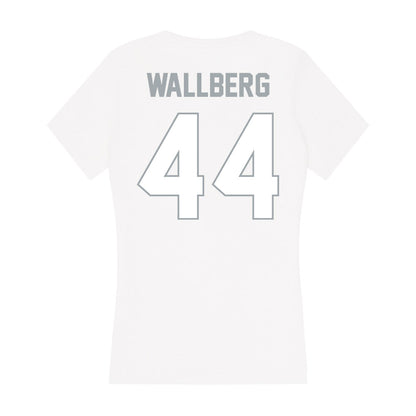 Ohio State - NCAA Men's Ice Hockey : Theo Wallberg - Classic Shersey Women's V-Neck T-Shirt-1