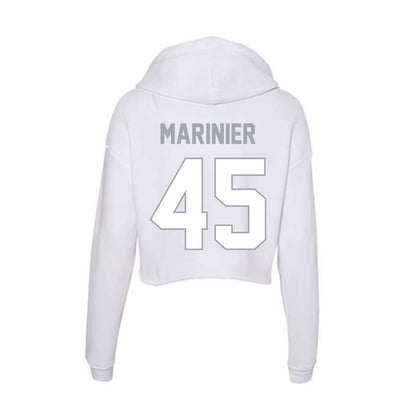 Ohio State - NCAA Men's Lacrosse : Alex Marinier - Classic Shersey Women's Crop Fleece Hoodie-1