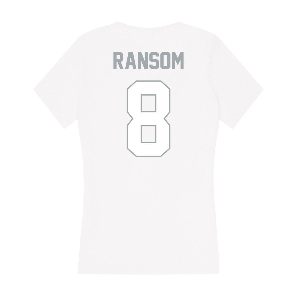 Ohio State - NCAA Football : Lathan Ransom - Classic Shersey Women's V-Neck T-Shirt-1