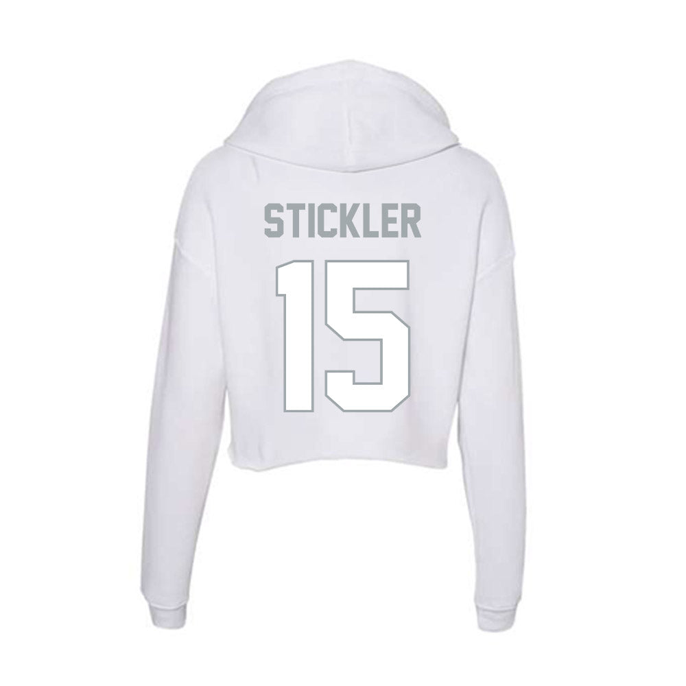 Ohio State - NCAA Women's Lacrosse : Mackie Stickler - Women's Crop Fleece Hoodie-1